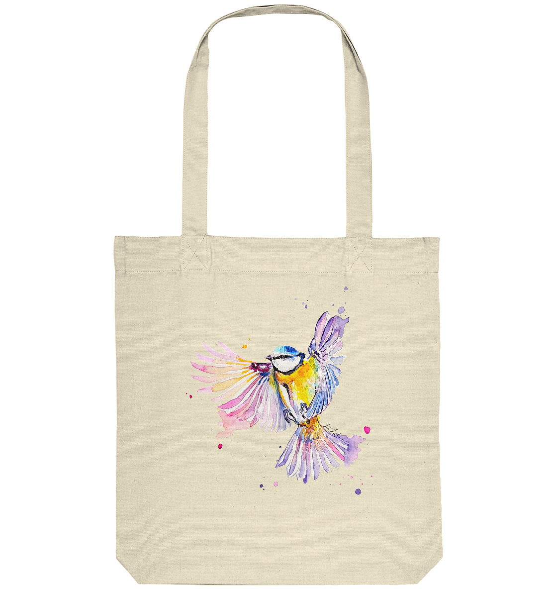 Motiv Blaumeise - Organic Tote-Bag