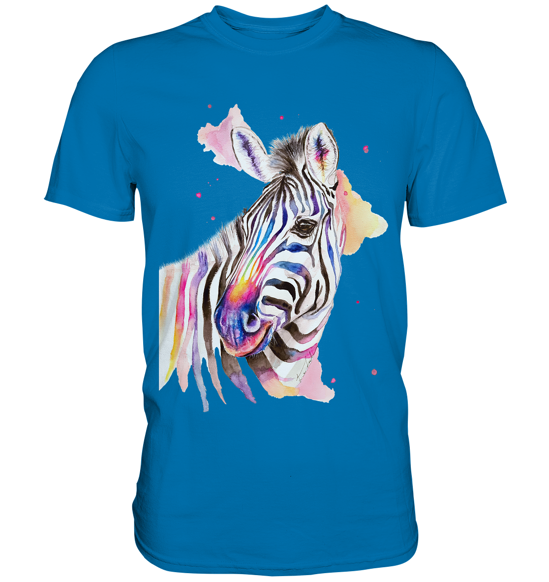 Buntes Zebra - Premium Shirt