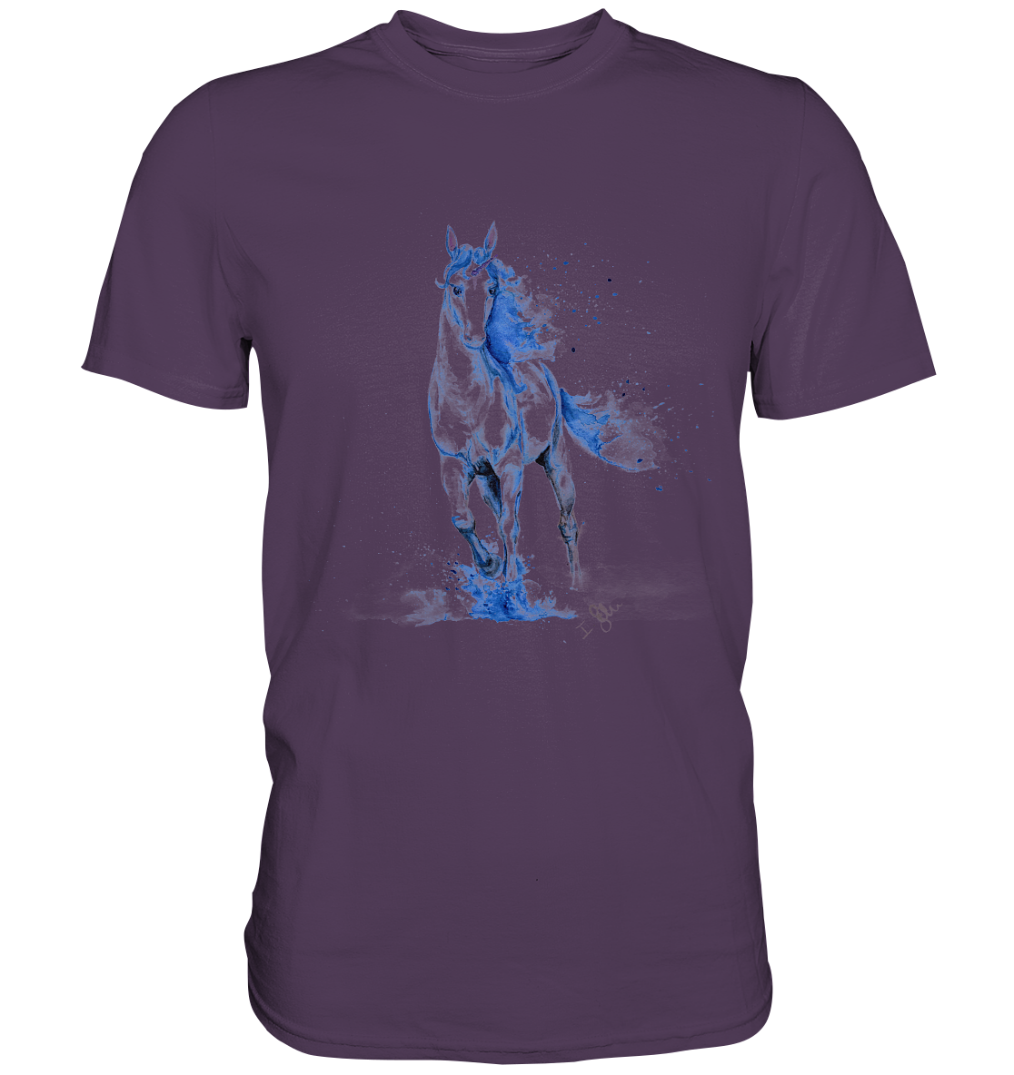 Blaues Einhorn - Premium Shirt