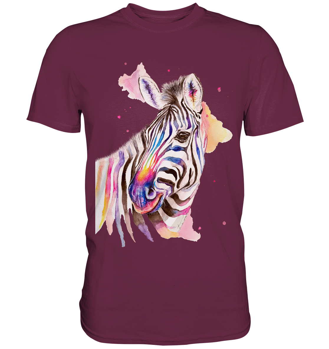 Buntes Zebra - Premium Shirt