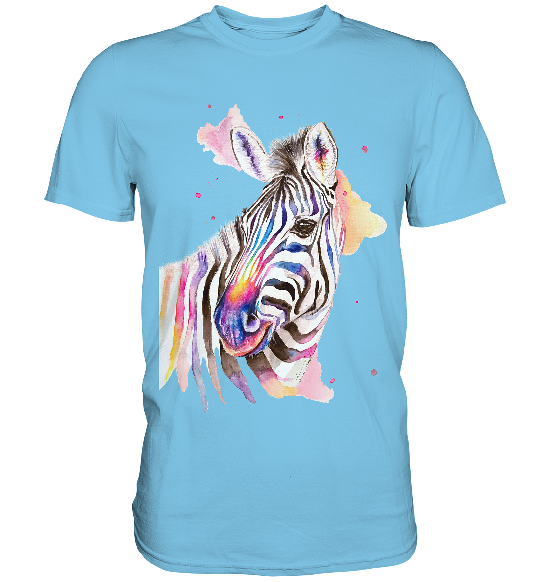 Buntes Zebra - Premium Shirt