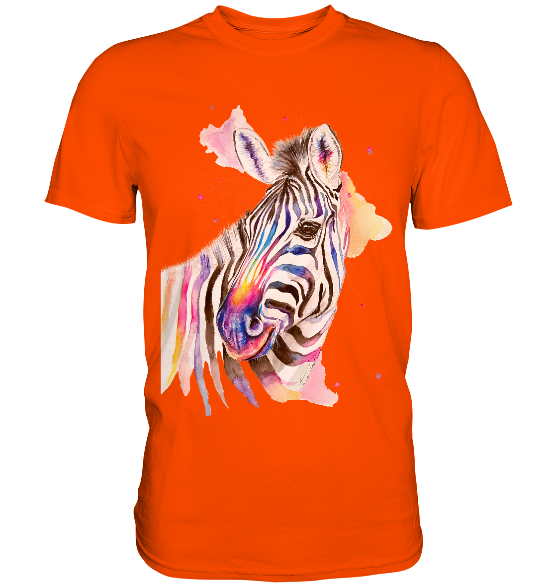 Buntes Zebra - Premium Shirt