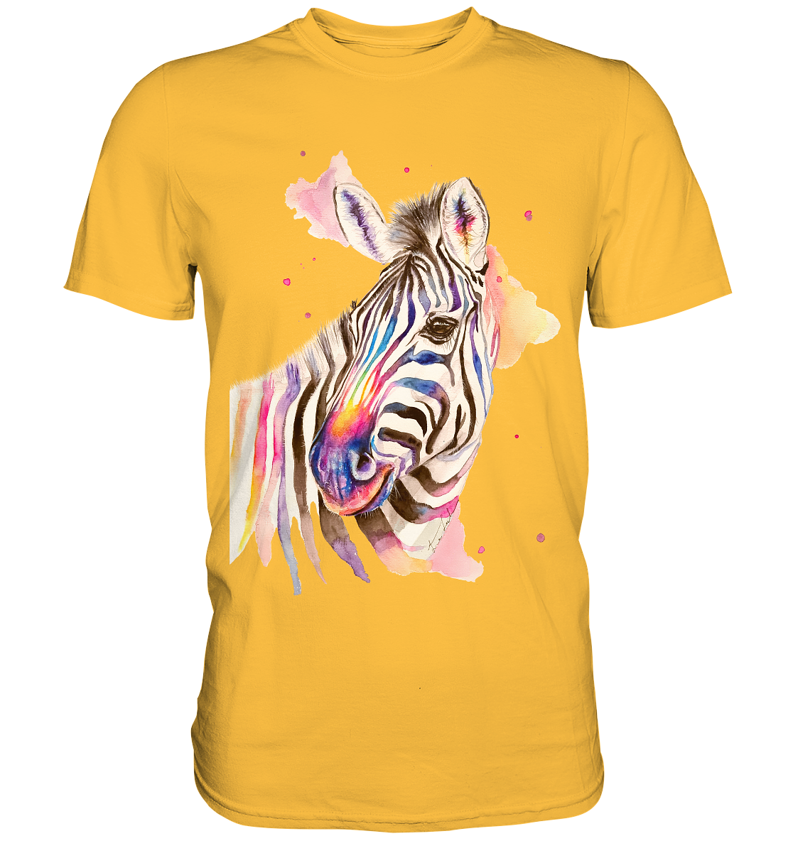 Buntes Zebra - Premium Shirt