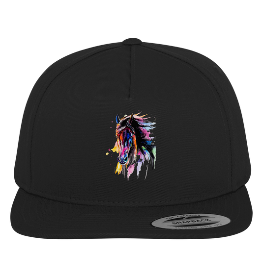 Schwarzes Pferd - Premium Snapback