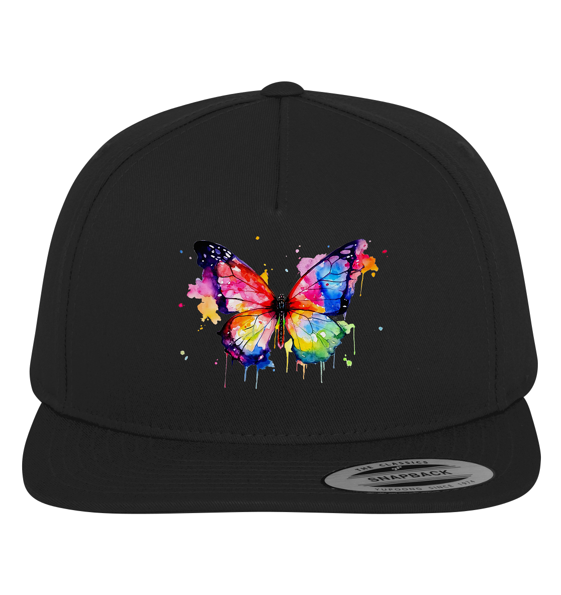 Motiv farbenfroher Schmetterling - Premium Snapback