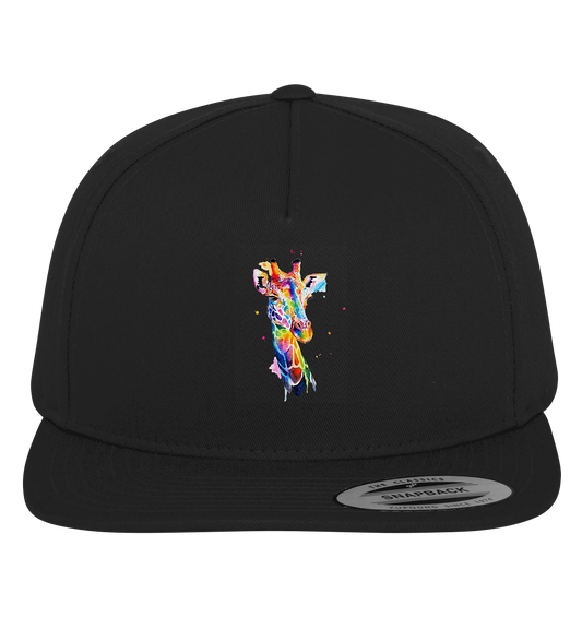 Motiv farbenfrohe Giraffe - Premium Snapback