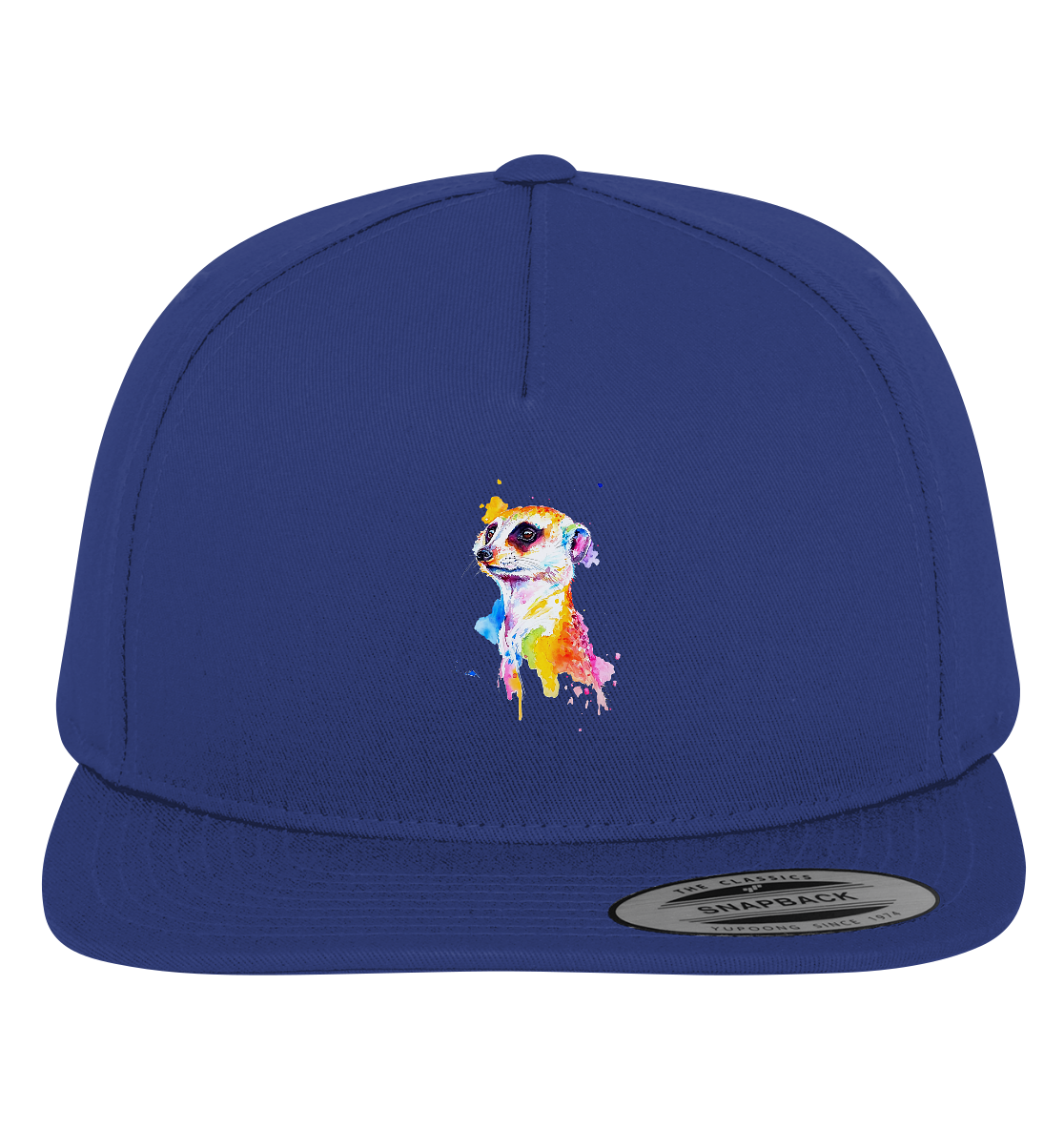 Motiv farbenfrohes Erdmännchen - Premium Snapback