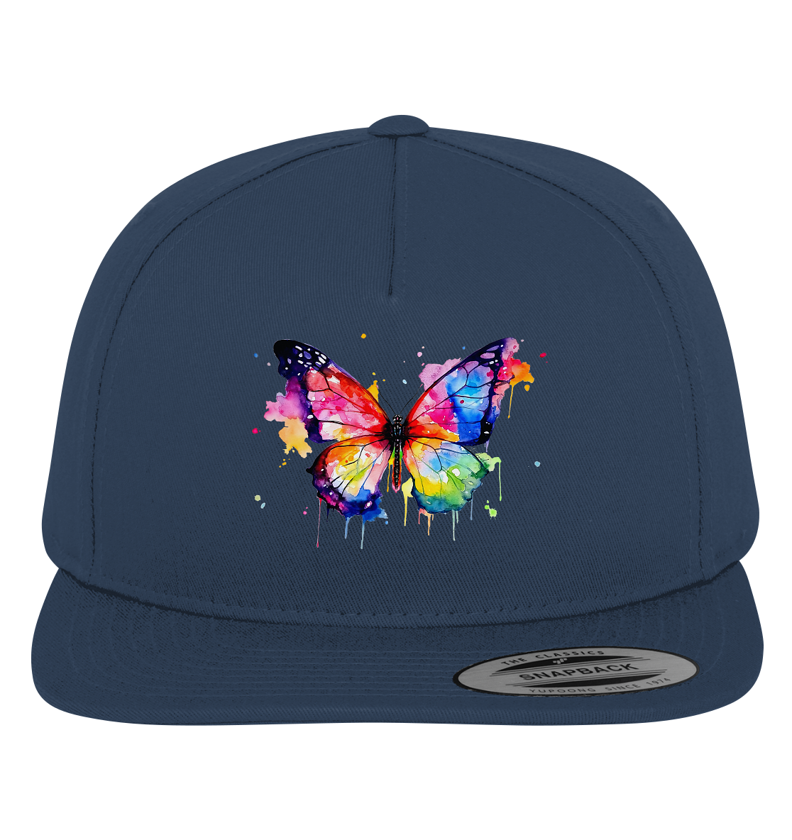 Motiv farbenfroher Schmetterling - Premium Snapback