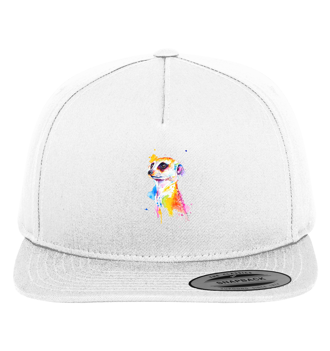 Motiv farbenfrohes Erdmännchen - Premium Snapback