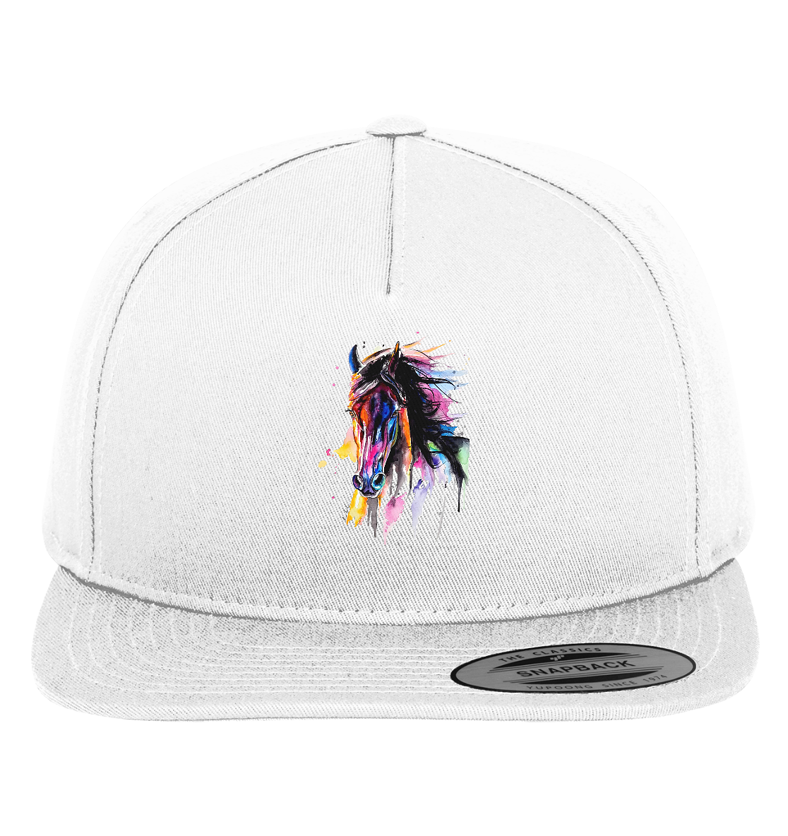 Schwarzes Pferd - Premium Snapback