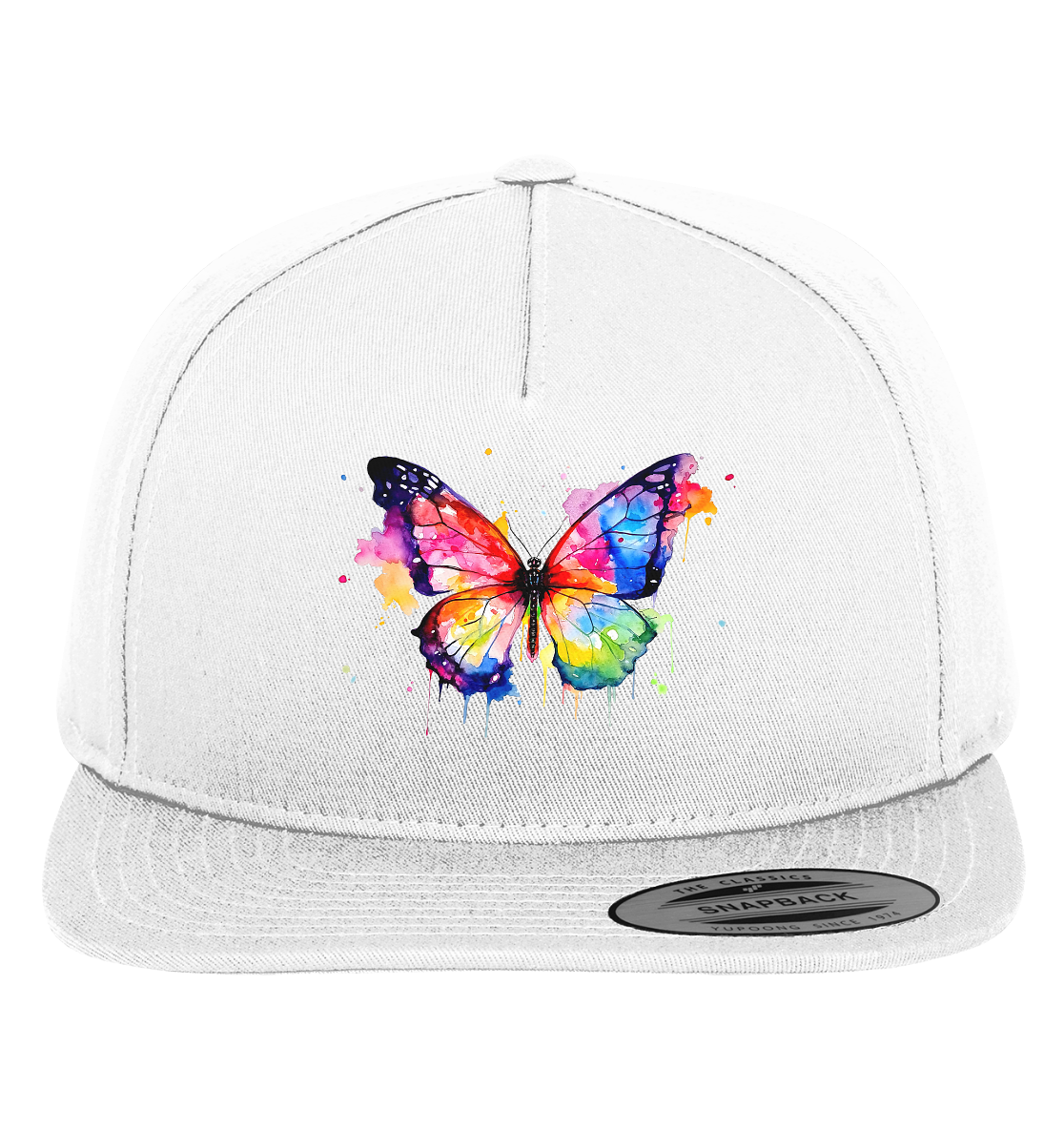 Motiv farbenfroher Schmetterling - Premium Snapback