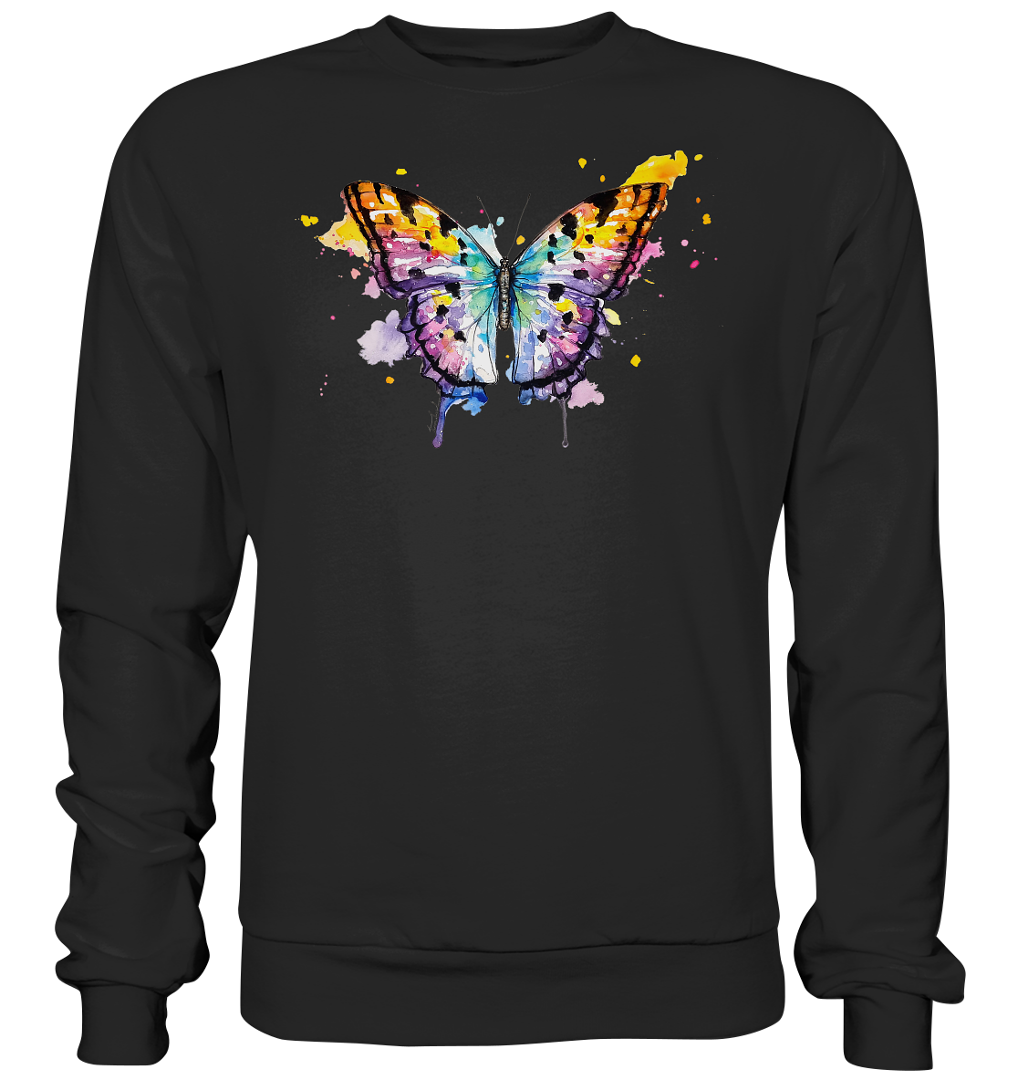 Bunter Schmetterling - Premium Sweatshirt