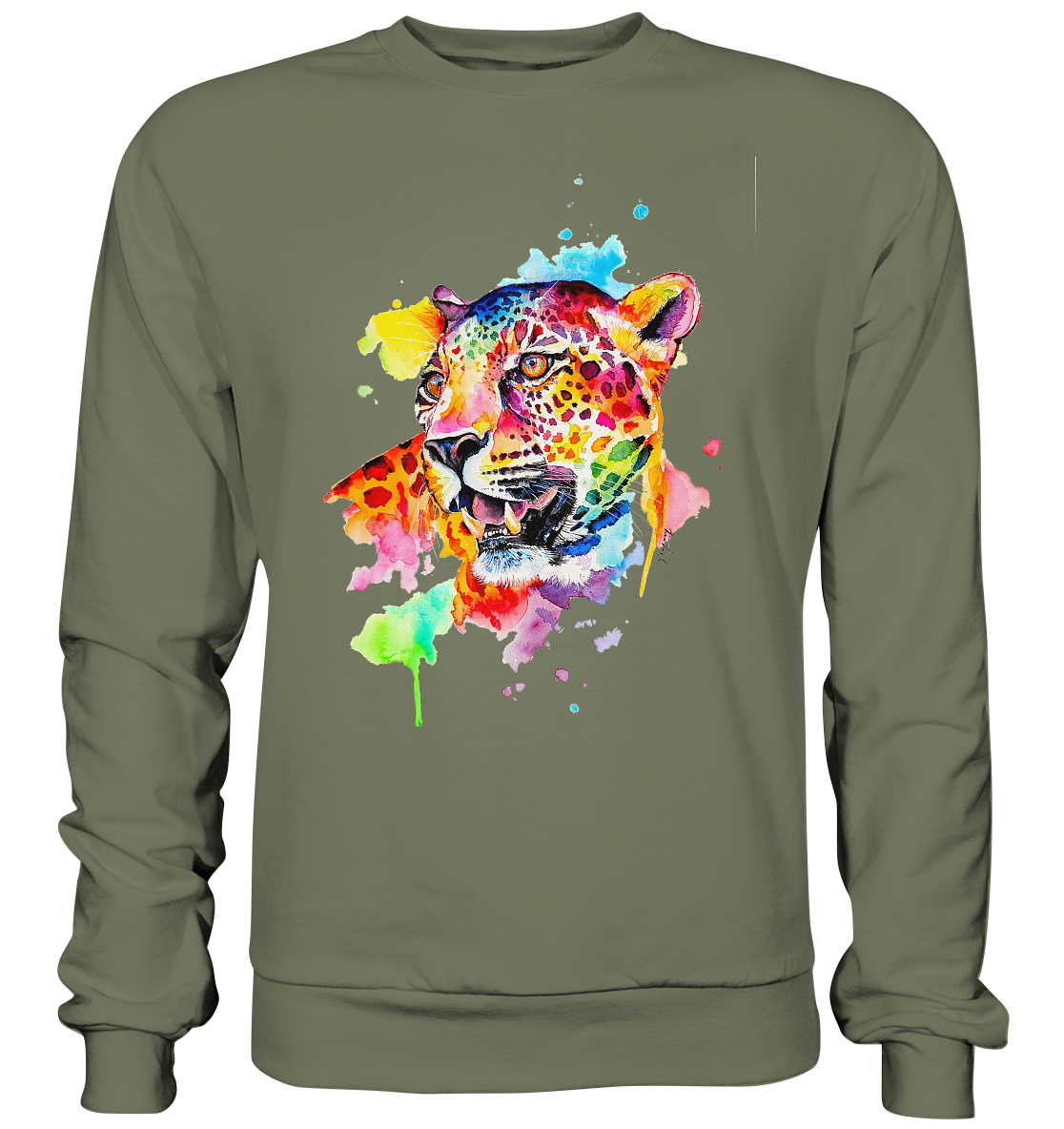 Bunter Leopard  - Premium Sweatshirt