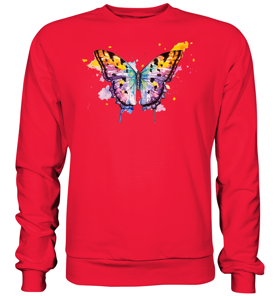 Bunter Schmetterling - Premium Sweatshirt