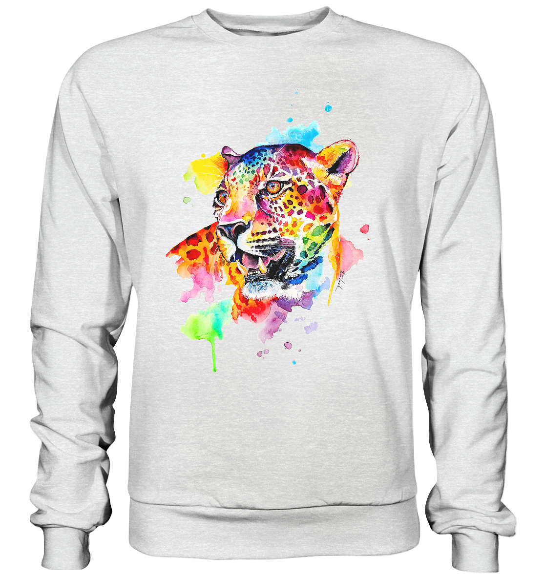 Bunter Leopard  - Premium Sweatshirt