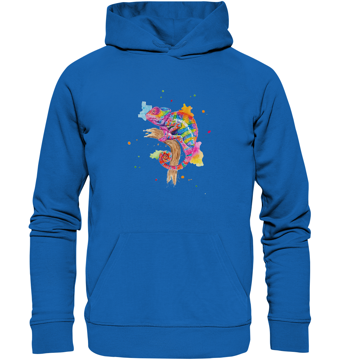 Buntes Chamäleon  - Premium Unisex Hoodie