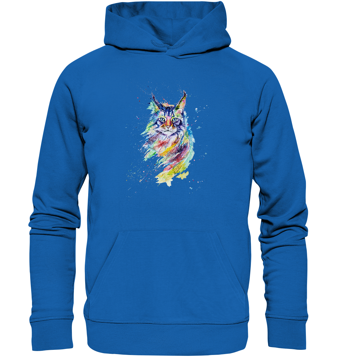 Bunte Katze - Premium Unisex Hoodie