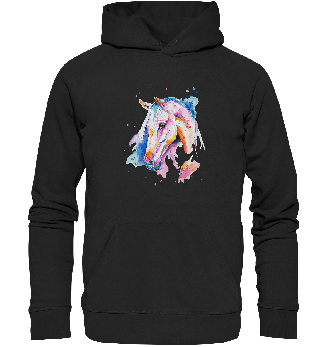 Buntes Pferd - Premium Unisex Hoodie