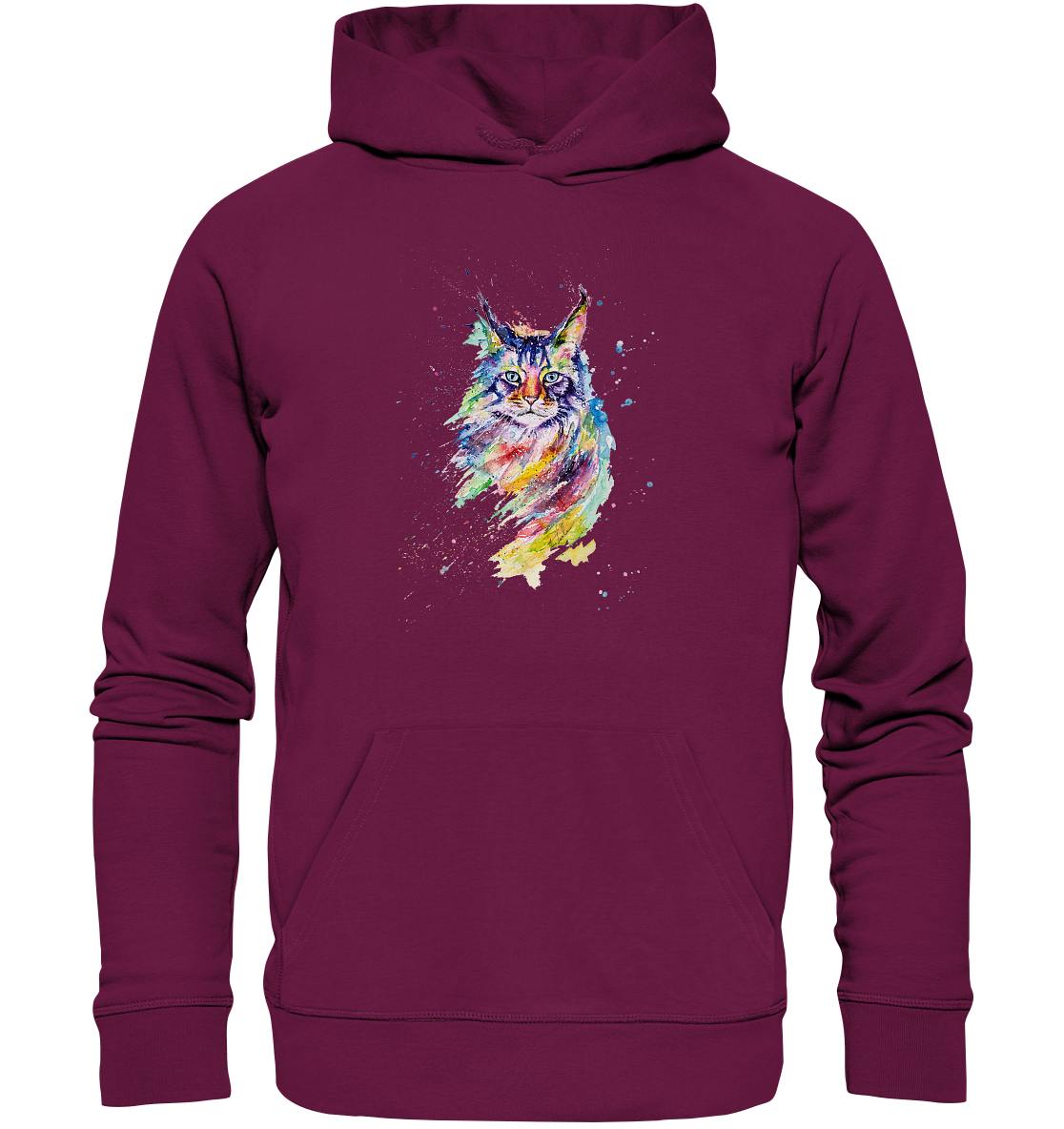 Bunte Katze - Premium Unisex Hoodie