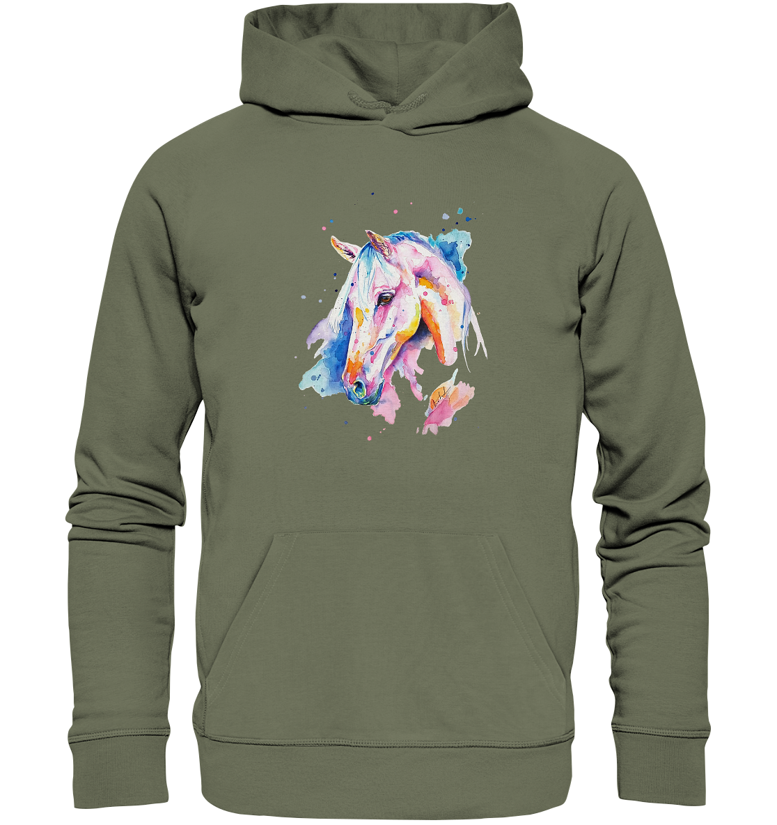 Buntes Pferd - Premium Unisex Hoodie