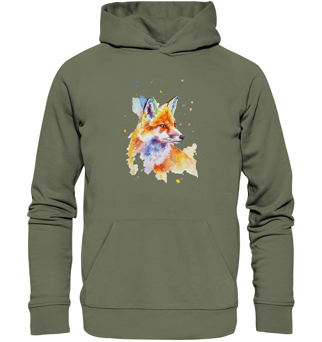 Bunter Fuchs - Premium Unisex Hoodie