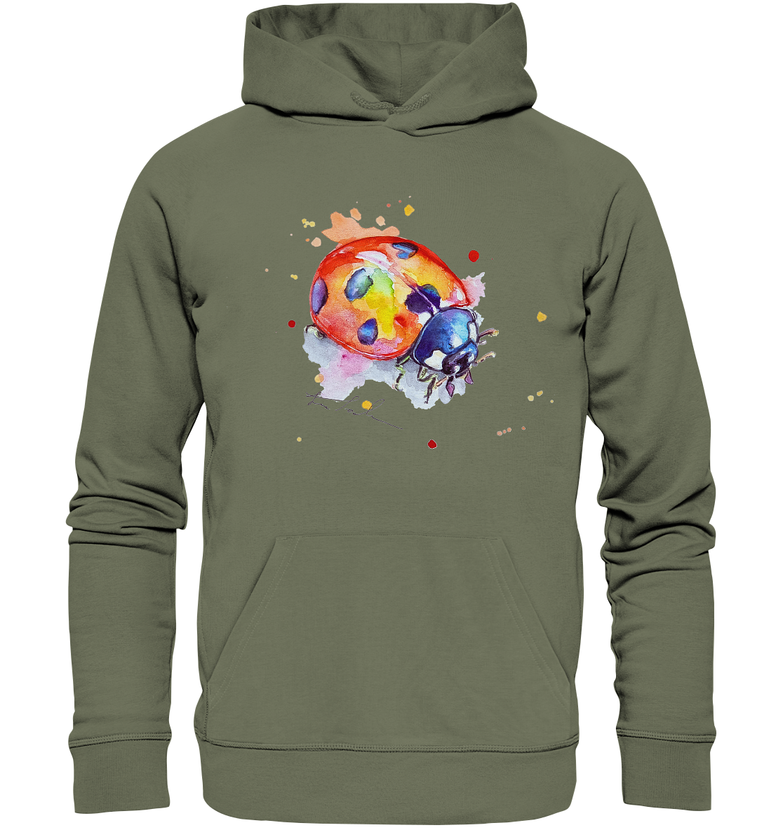 Bunter Marienkäfer - Premium Unisex Hoodie