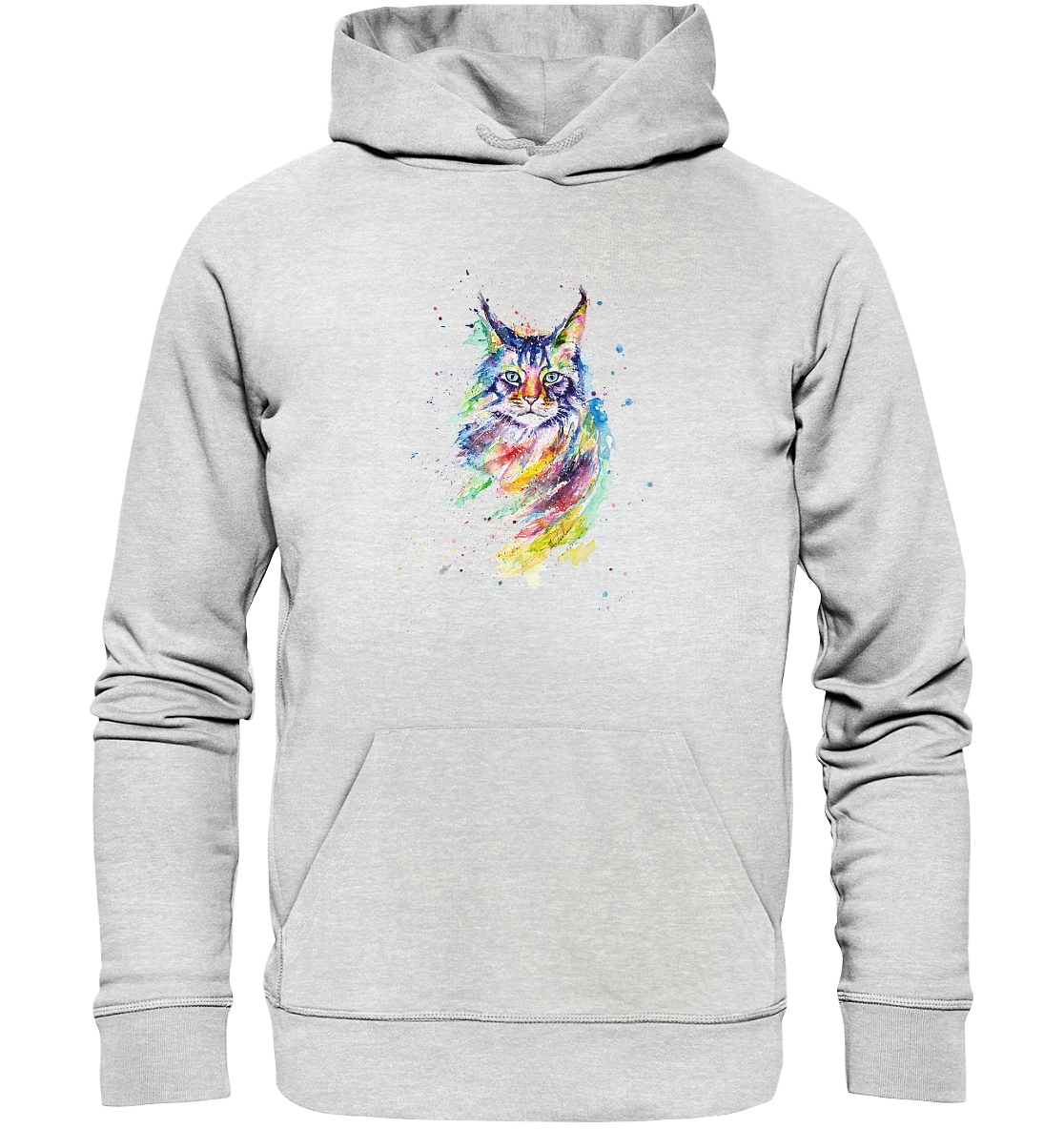 Bunte Katze - Premium Unisex Hoodie