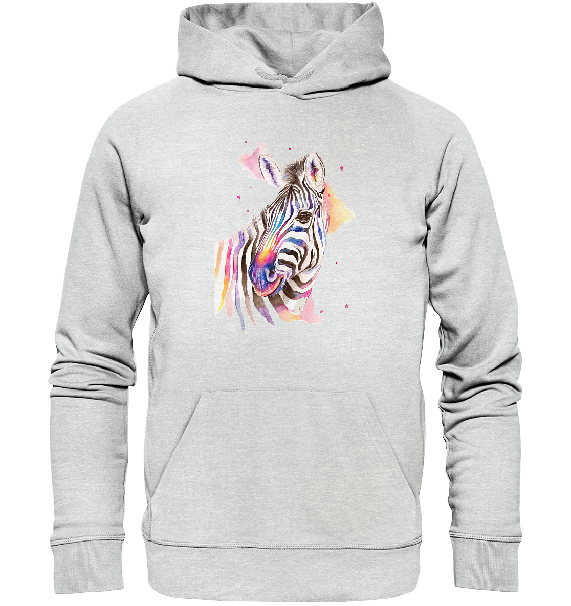 Buntes Zebra - Premium Unisex Hoodie