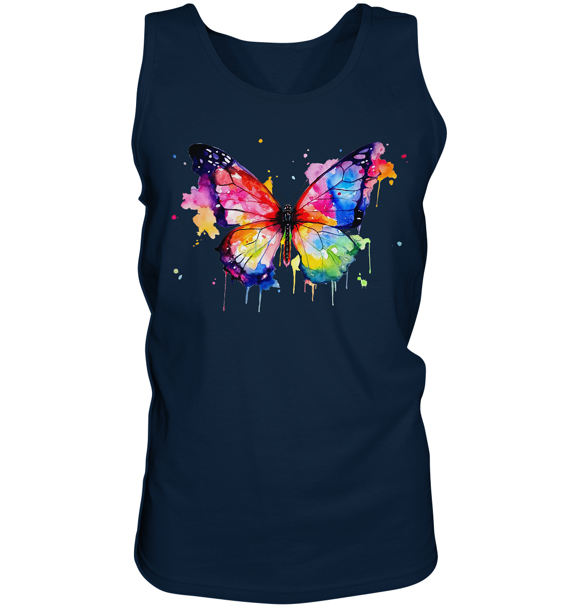 Motiv farbenfroher Schmetterling - Tank-Top