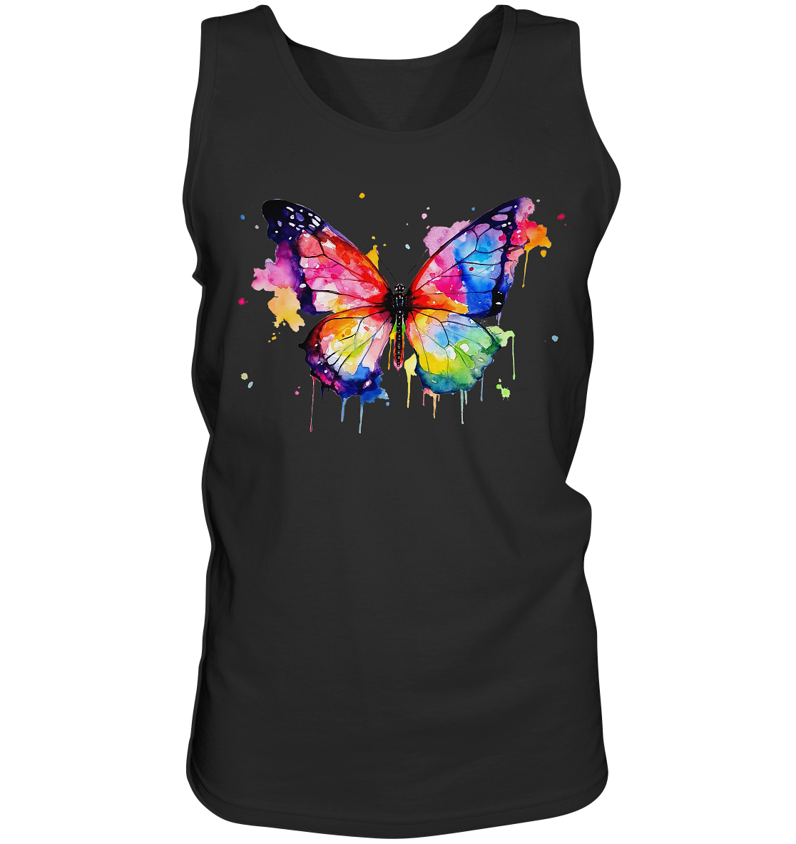 Motiv farbenfroher Schmetterling - Tank-Top