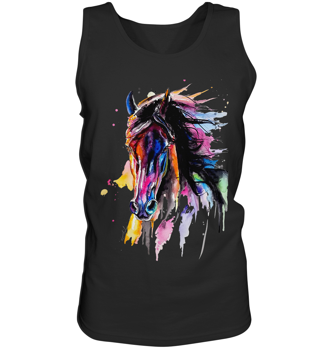 Schwarzes Pferd - Tank-Top