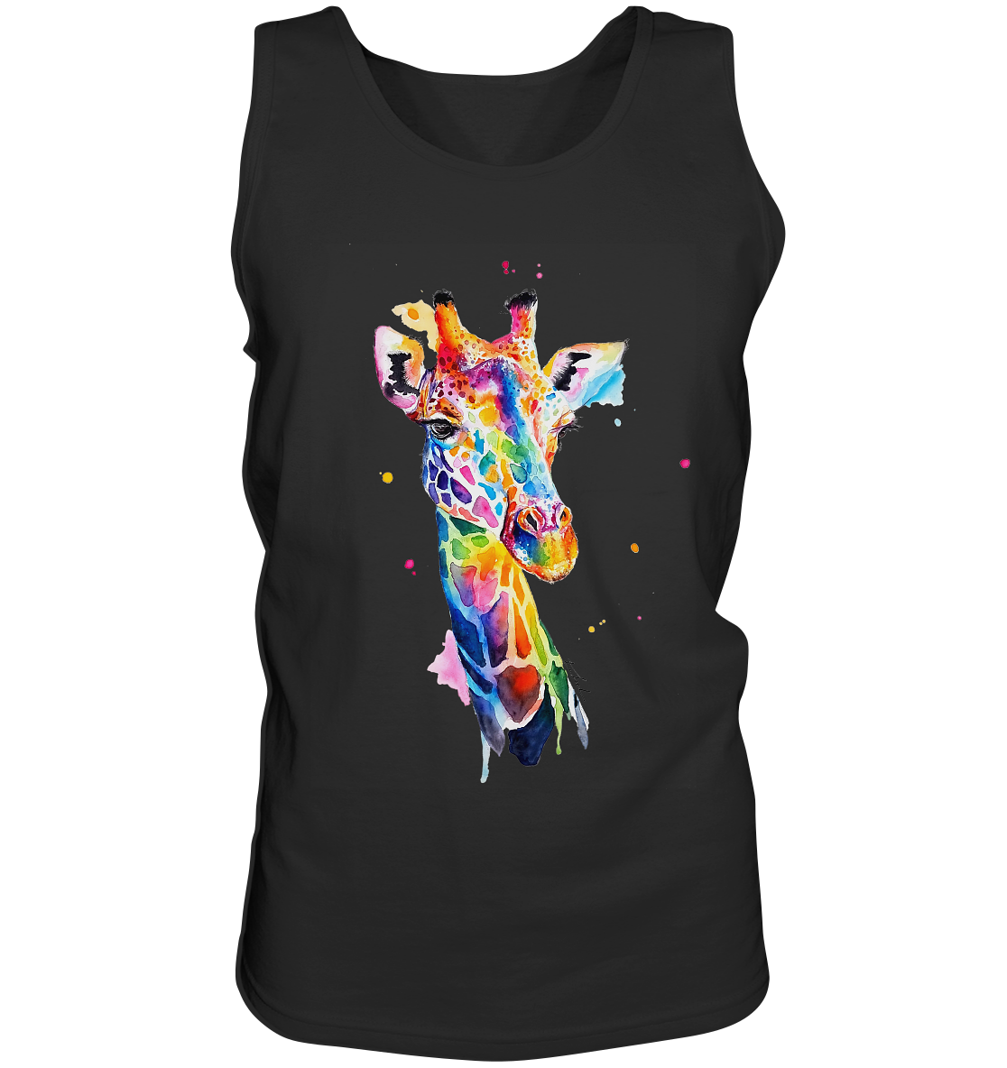 Motiv farbenfrohe Giraffe - Tank-Top