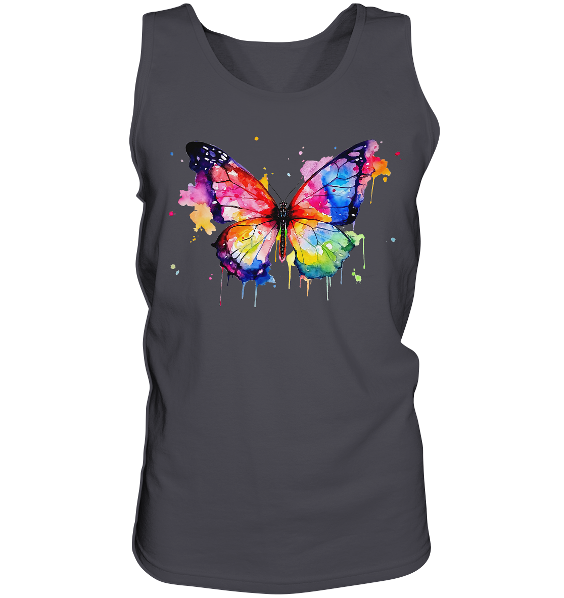 Motiv farbenfroher Schmetterling - Tank-Top