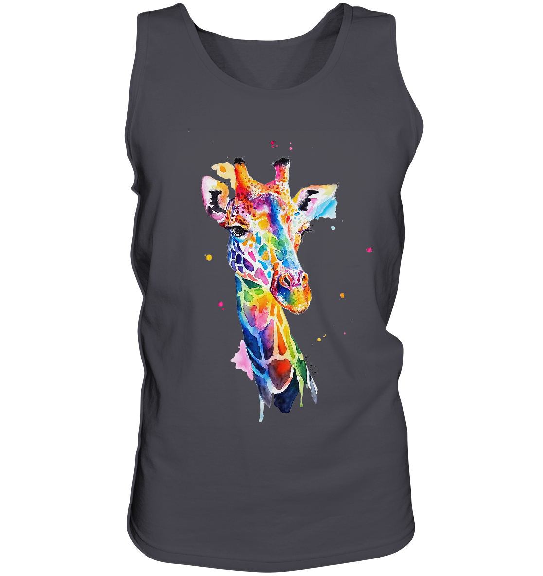 Motiv farbenfrohe Giraffe - Tank-Top