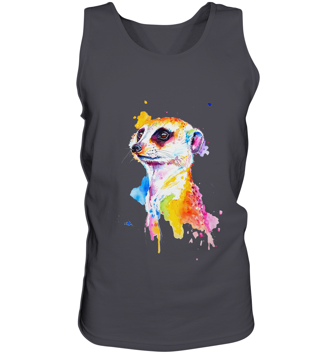 Motiv farbenfrohes Erdmännchen - Tank-Top