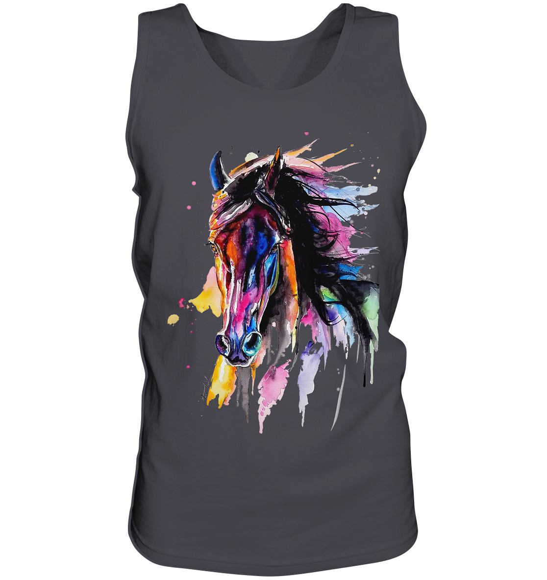 Schwarzes Pferd - Tank-Top