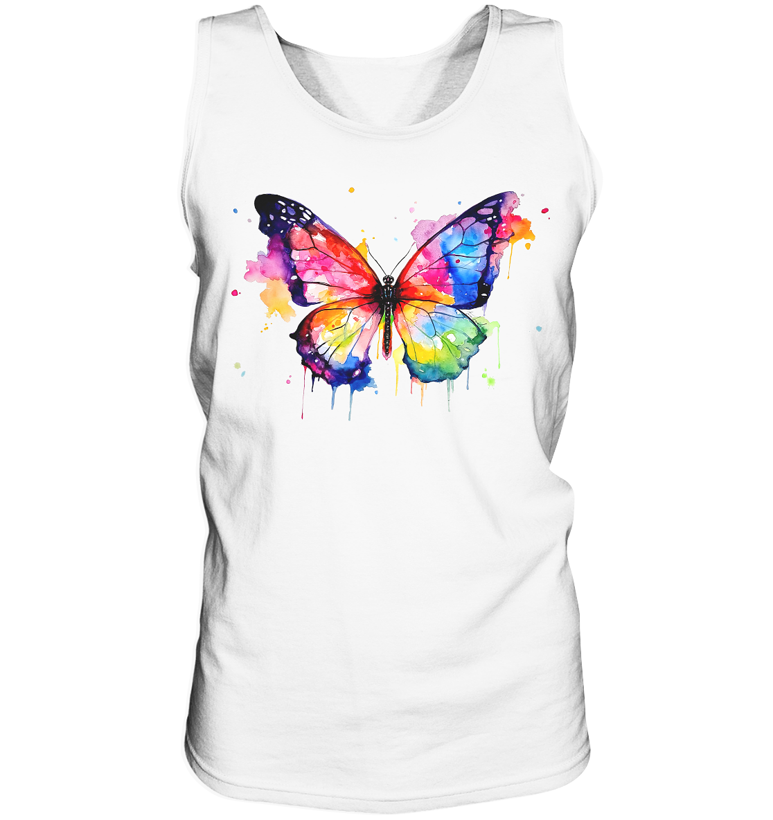 Motiv farbenfroher Schmetterling - Tank-Top