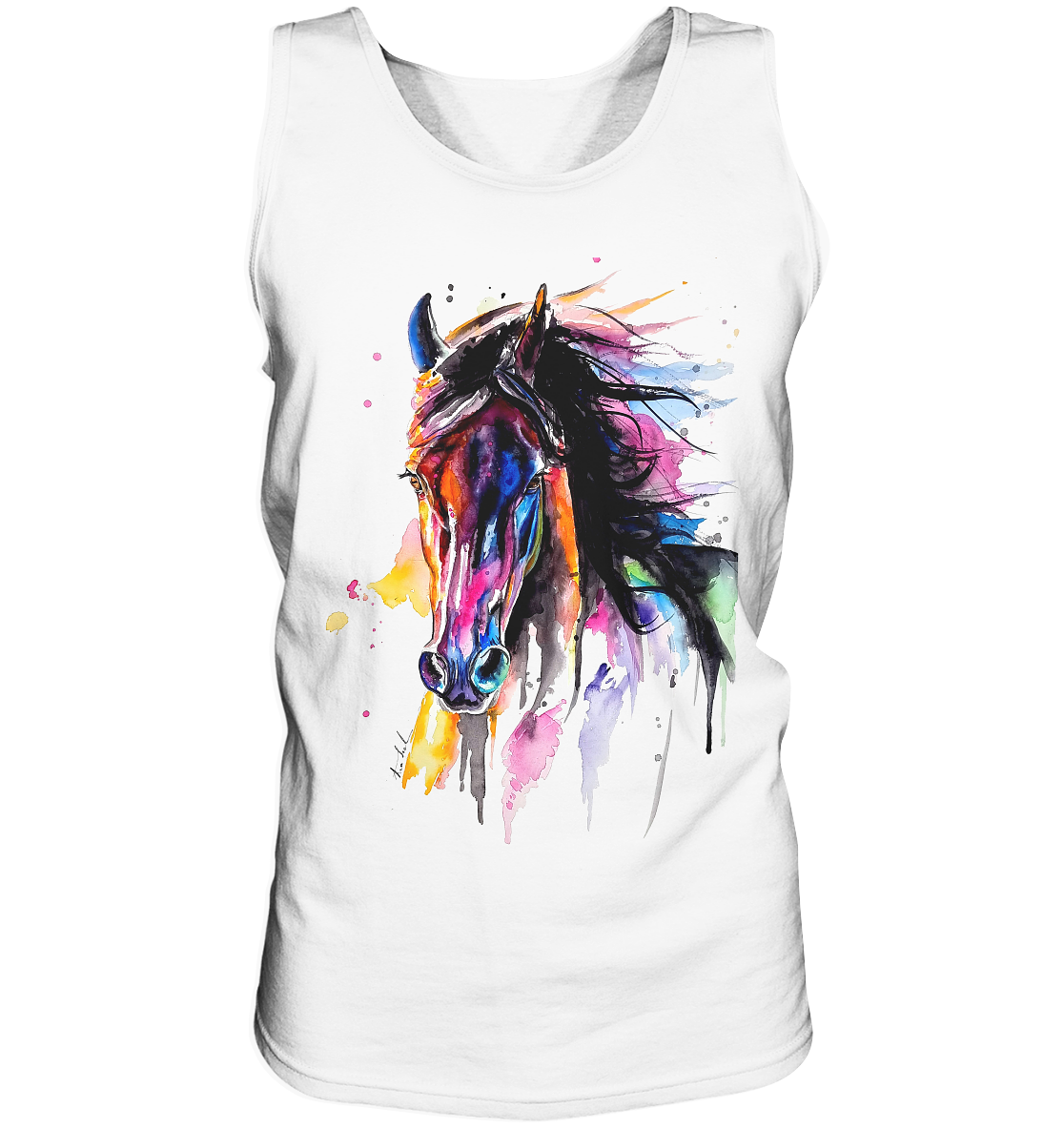 Schwarzes Pferd - Tank-Top